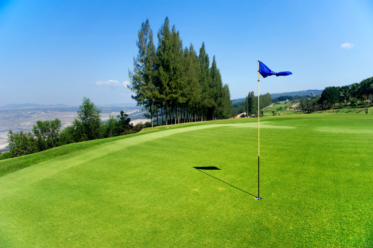 Golf Course on Hill